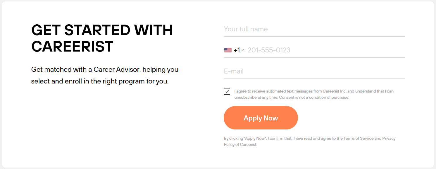Get started with Careerist